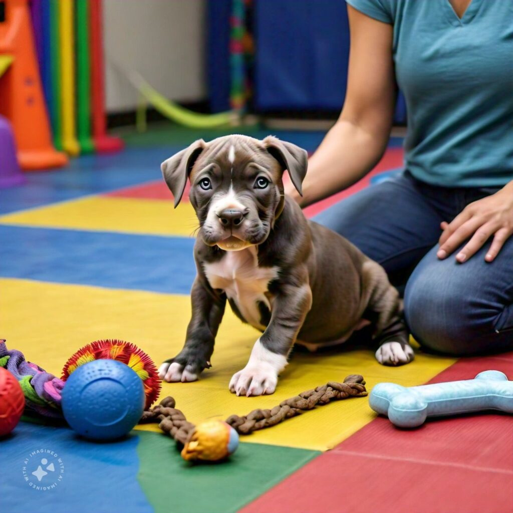 Training and socialization of pitbull