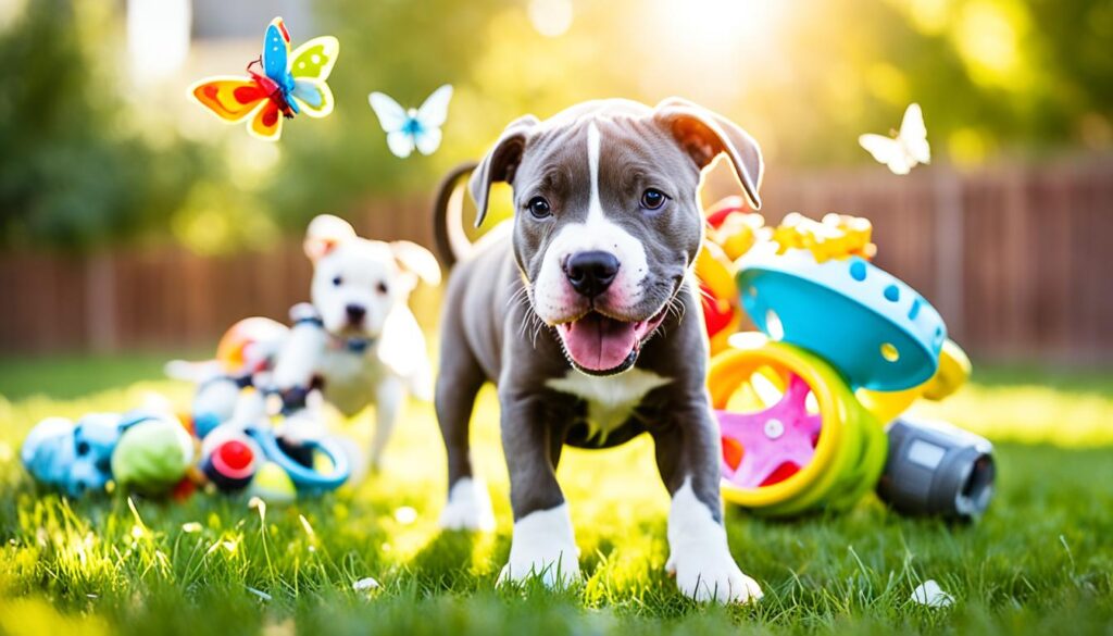 image of puppy; average life of a pitbull
