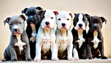 image of pitbull puppies with different coat colors; do pitbull puppies coat change color