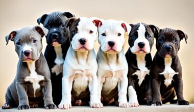 image of pitbull puppies with different coat colors; do pitbull puppies coat change color