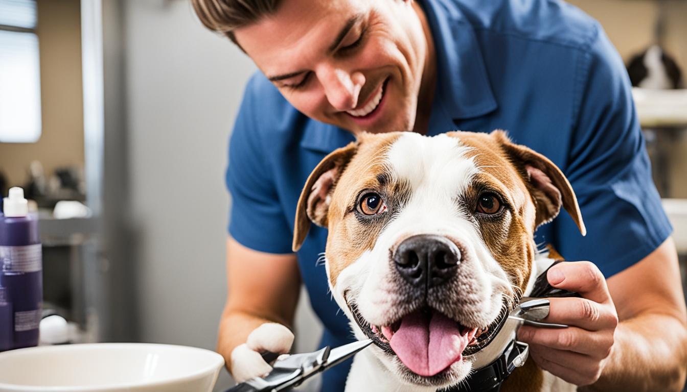 terrier pitbull mix grooming