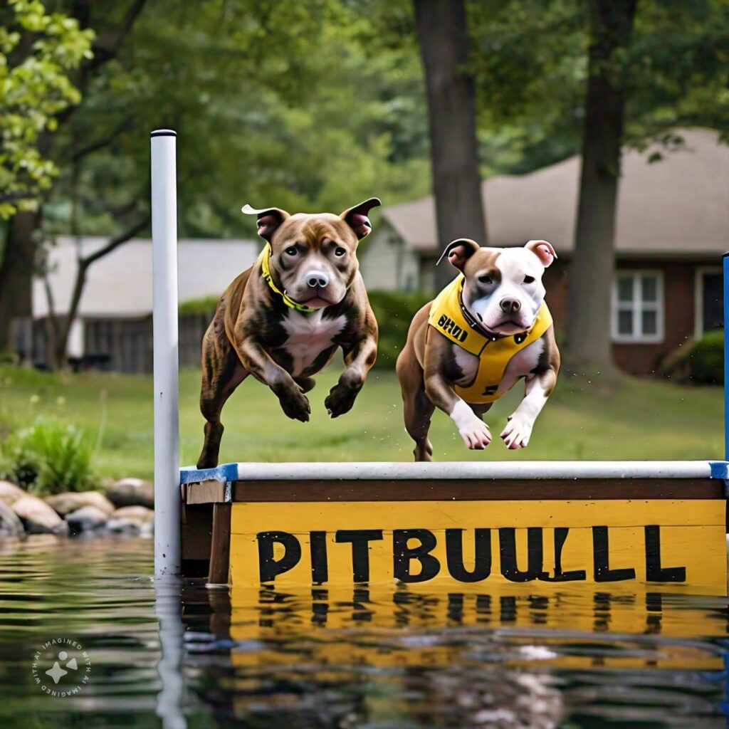 keeping your pitbull fit by dock jump training