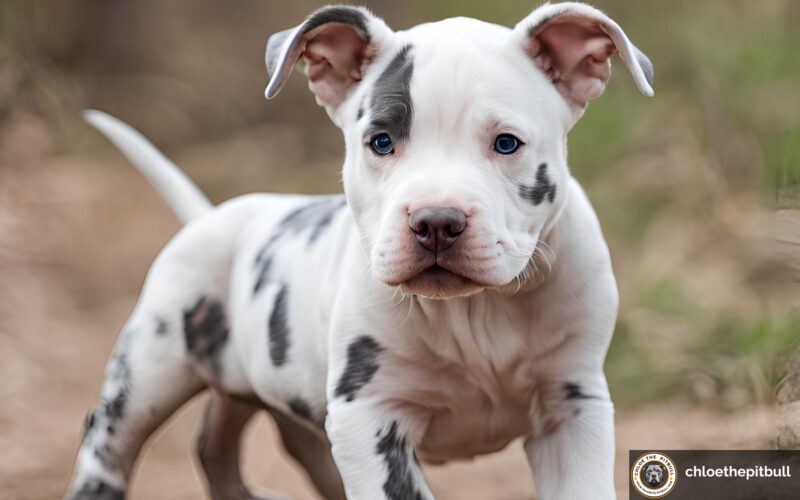 white merle pitbull puppies care