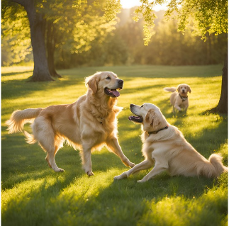 Labradors and Golden Retrievers. 