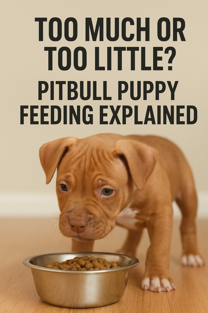 PITBULL FEEDING
