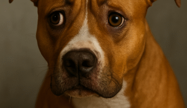 Pitbull eye contact