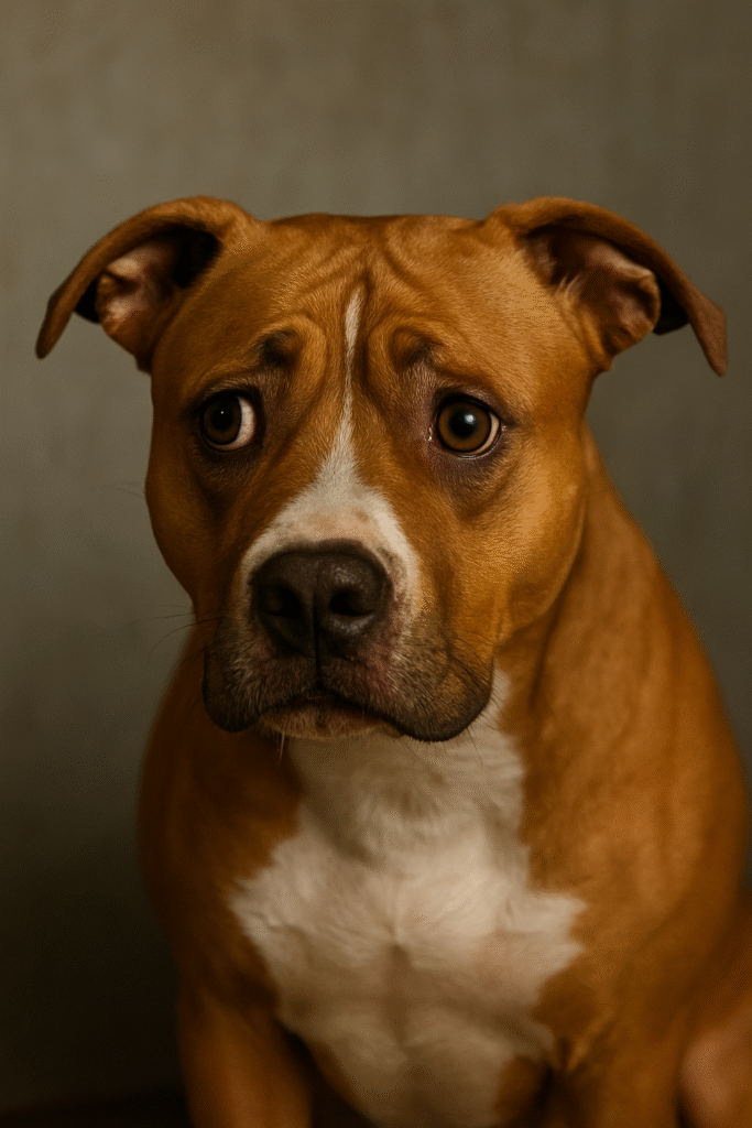 anxious pitbull

