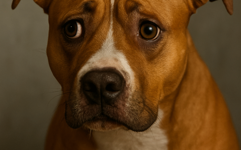 Pitbull eye contact